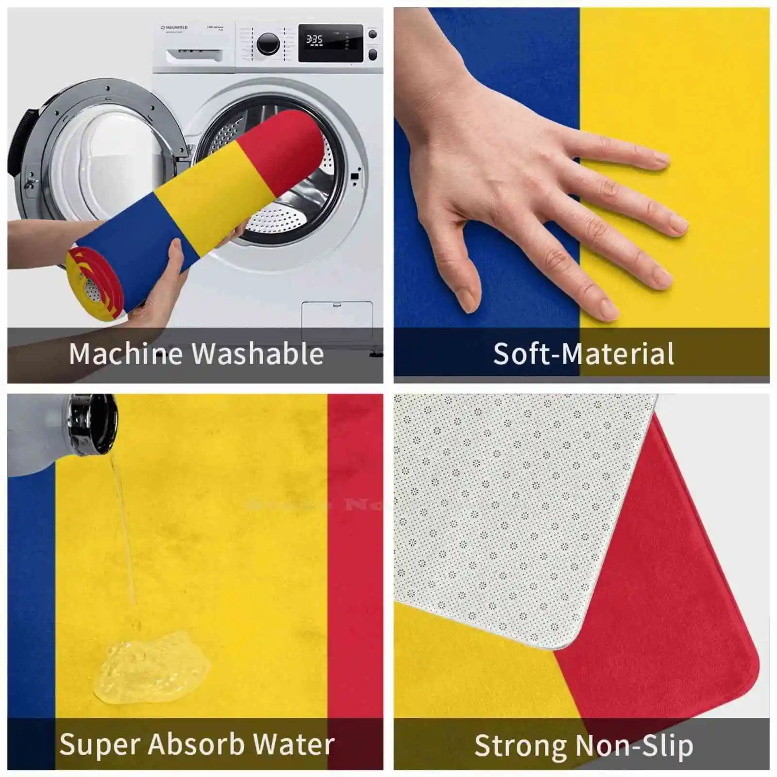 Flag Of Romania 3 Sizes Home Rug Room Carpet Romanian Drapelul României | Дом и сад