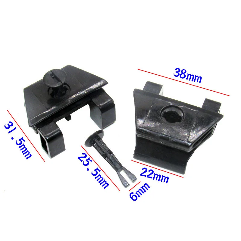 2PCS Auto fender clips snap for Toyota Highlander Reiz Camry Crown Corolla plastic fasteners | Автомобили и мотоциклы