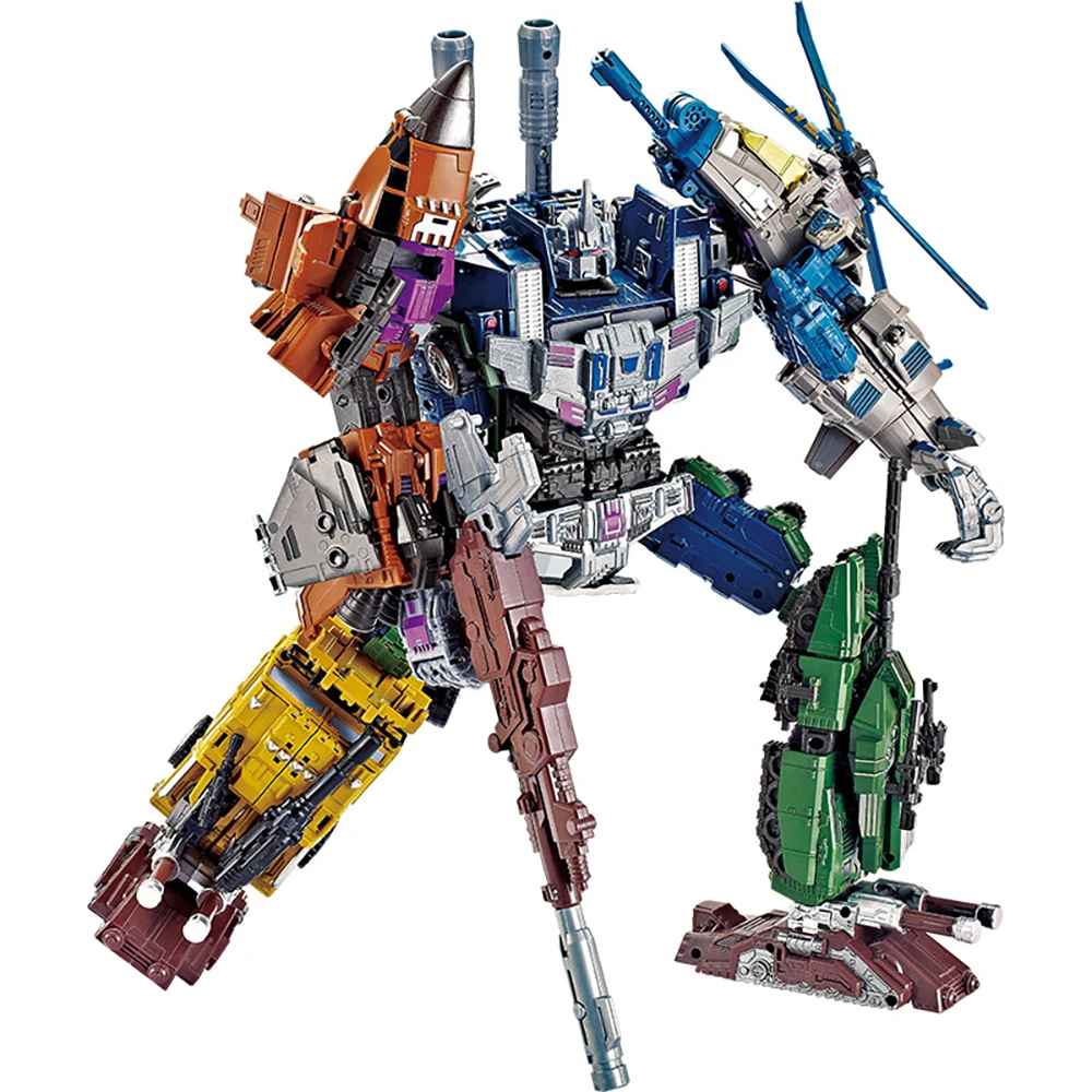 YX 91604 G1 игрушка трансформер KO Bruticus 5 в 1 экшн фигурки Модель из АБС пластика 47