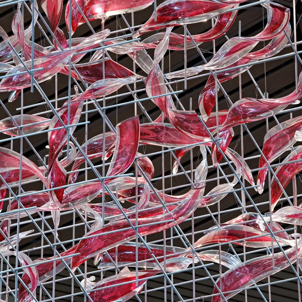 Индивидуальная большая индивидуальная художественная Люстра для отеля модная