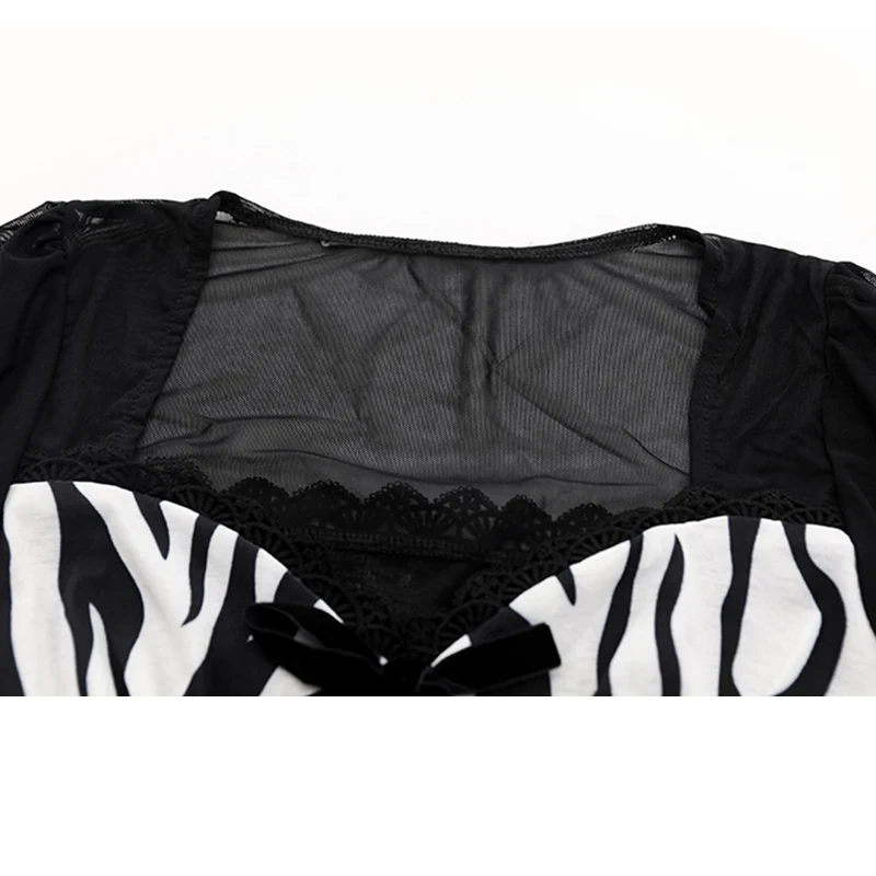 Женская черная сетчатая Прозрачная Футболка облегающий привлекательный