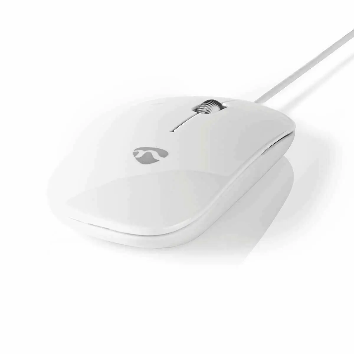 

Ultra Thin Slim USB Optical Wired Mouse for PC Laptop Windows Mac White UK