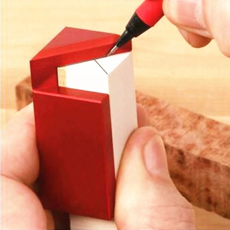 

Professional Woodworking Tool 45 Degree Angle Line Scriber Aluminium Alloy Woodworking Tool for Carpenters