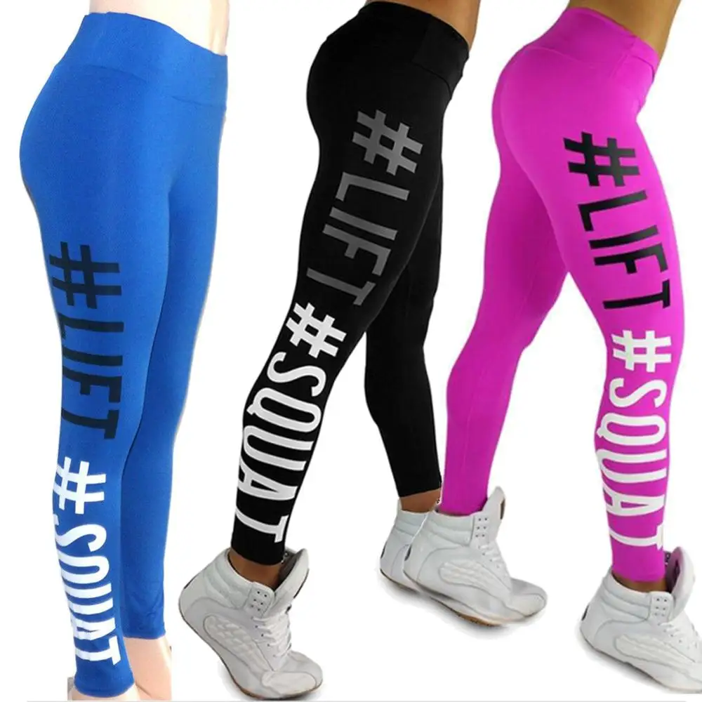 Женские спортивные Леггинсы с надписью JGS1996 штаны для йоги высокой талией и