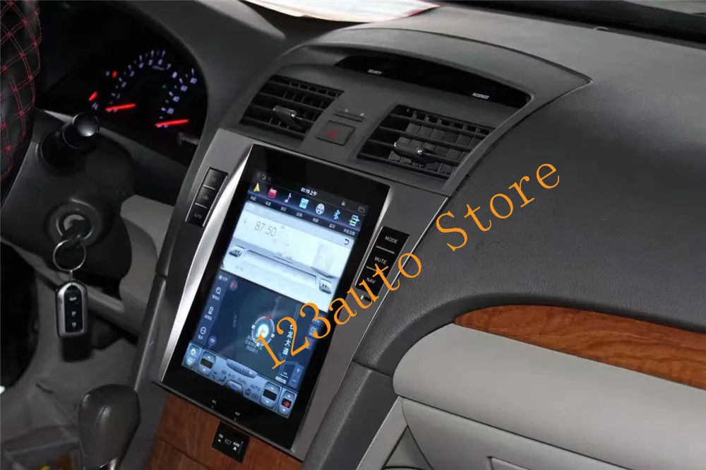 Вертикальный автомобильный DVD-проигрыватель 10 4 дюйма в стиле Tesla Android 9 0 GPS
