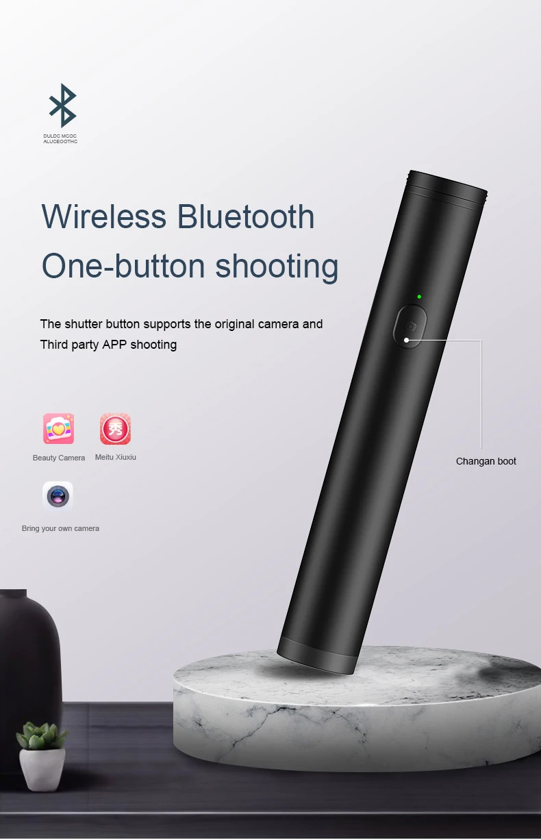CYKE портативный мини Bluetooth селфи палка телескопическая штанга подставка для iPhone samsung Xiaomi huawei