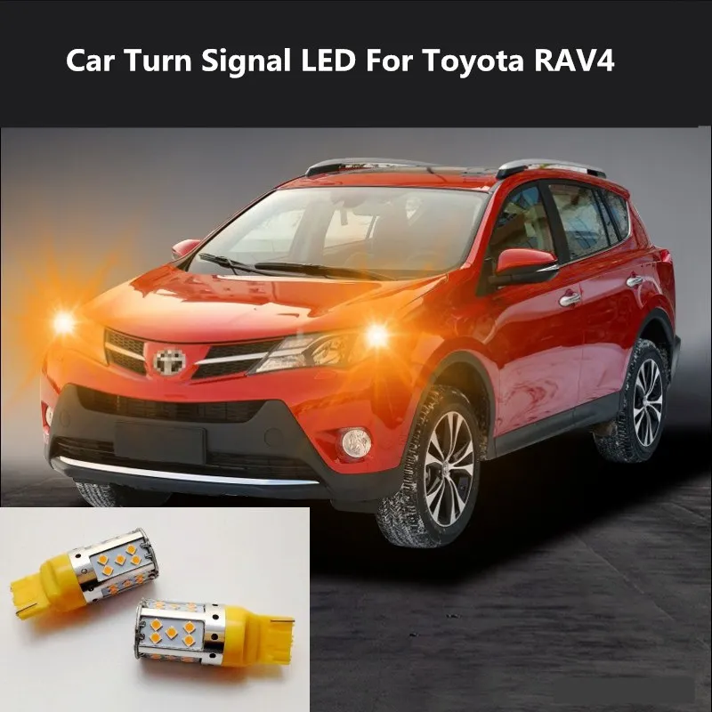 

2PCS Car Turn Signal LED Command light headlight modification For Toyota RAV4 2009-2020 12V 10W 6000K