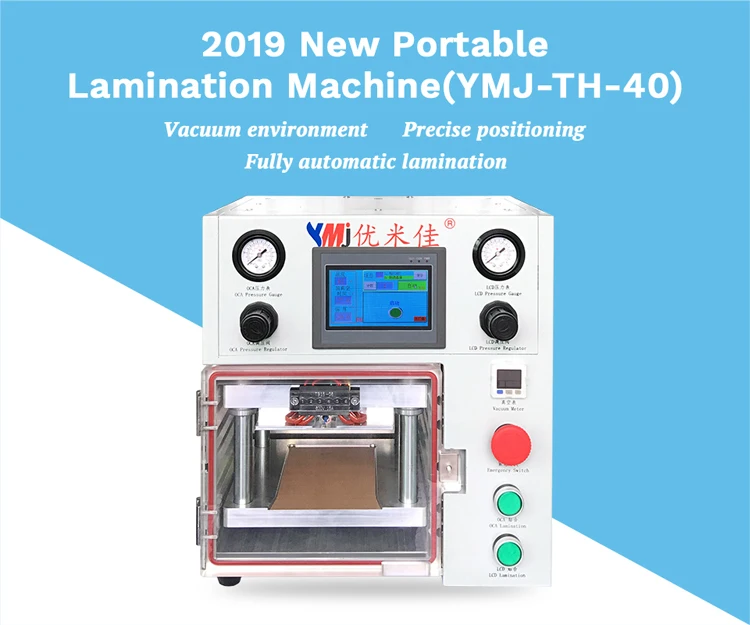 Новинка 2019 ymj жидкокристаллическая ОСА вакуумная ламинационная машина для samsung s10