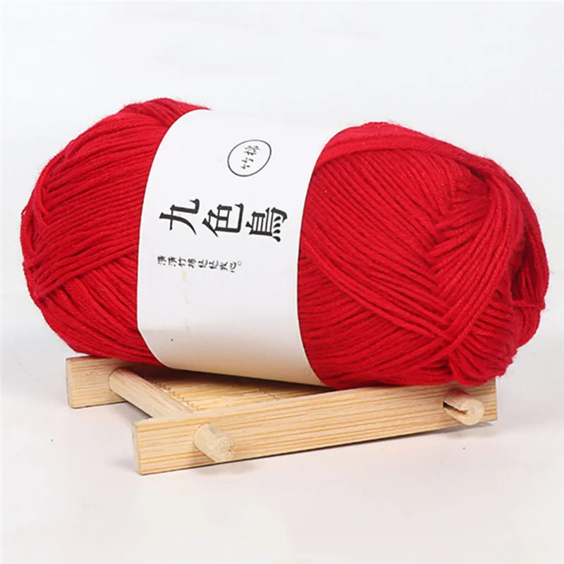 Бамбуковый уголь хлопок детская линия тонкая шерсть вязание крючком Дети