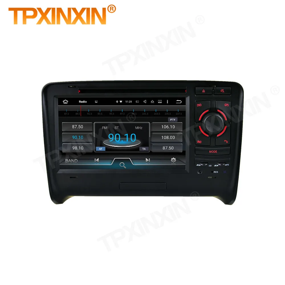 

64G For Audi TT 2006 2007 2008 2009 2010 2011 Android 10 Car Radio Tape Recorder Video Multimedia Player GPS Navigation Screen