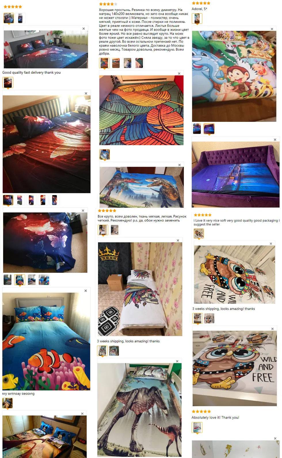 3D Bedding Set Custom Single Double King Size 3PCS Duvet Cover Quilt/Comforter Pillow Case Flowers Bedclothes Microfiber | Дом и сад