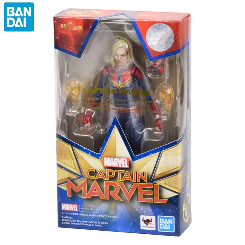 

BANDAI Tamashii Nations S.H.Figuarts Captain Marvel Avengers: Endgame Action Figure Collectible Model Kids Toys Christmas Gift