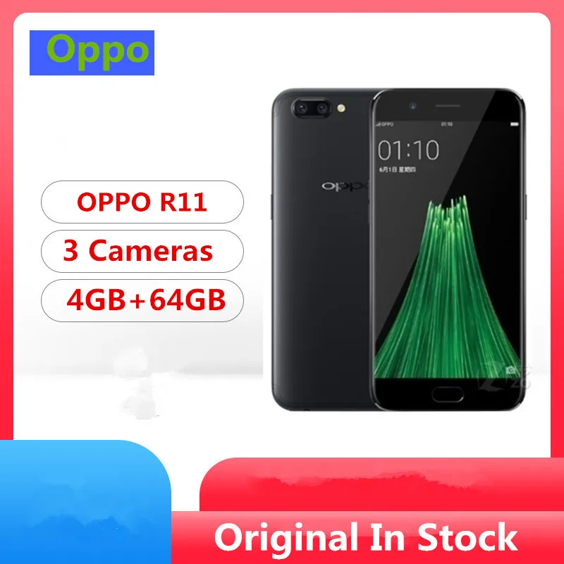 Оригинальный Oppo R11 4G LTE мобильный телефон Snapdragon 660 Android 7 1 экран 5 дюйма IPS 1920x1080 4 Гб