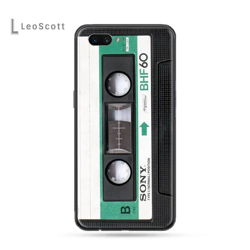 

Classical Cassette Tape Phone Case For OPPO F 1S 7 9 K1 A77 F3 RENO F11 A5 A9 2020 A73S R15 REALME PRO Soft Silicone Shell
