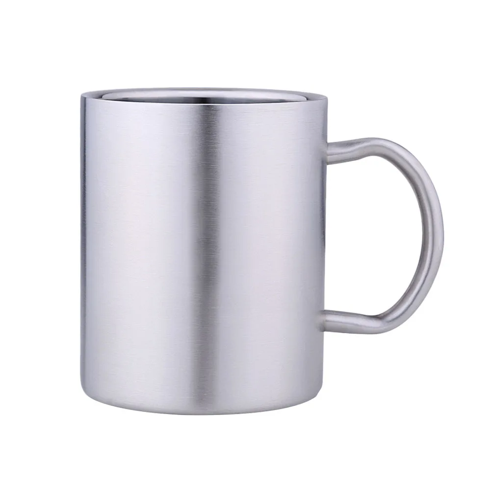 

500ml Stainless Steel Cup With Comfortable Handle Kindergarten Student Cup Anti Falling Prevent Scalding For Kids Tough Tools