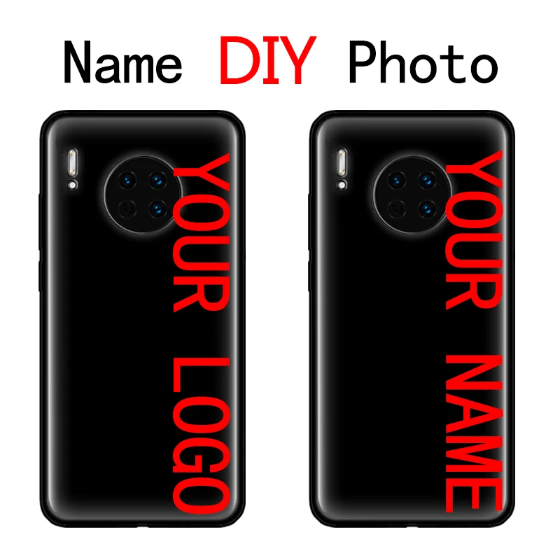Силиконовый чехол для телефона Huawei P40 P30 P20 Pro Lite P Smart Z Plus Y5 Y6 Y7 Y9 2019 Сделай Сам