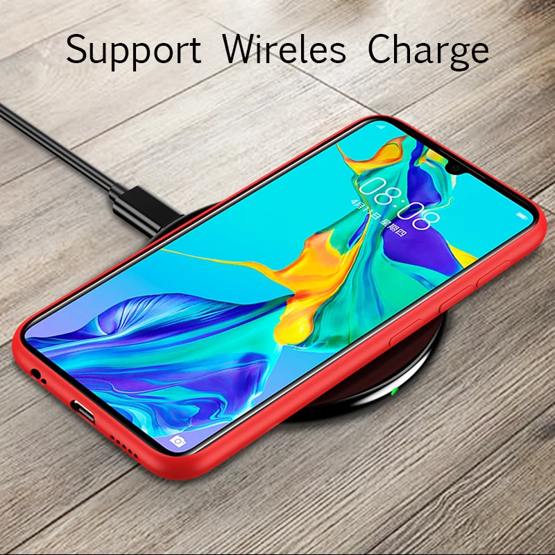 Case For Huawei P30 on Lite P 30 Pro Cover Soft Silicone Liquid Shockproof P20 20 |