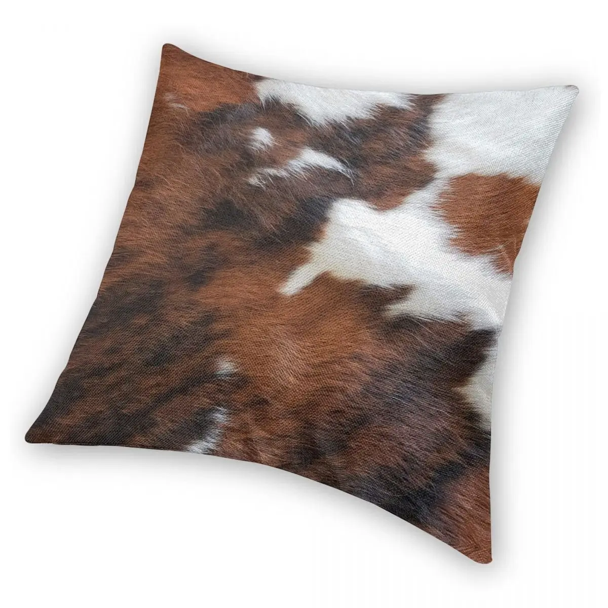 Чехол для подушки из воловьей кожи украшение на застежке-молнии квадратный