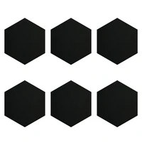 new 6pcs hexagon acoustic panels sound proof padding for wall decoration and acoustic treatment and decoration
