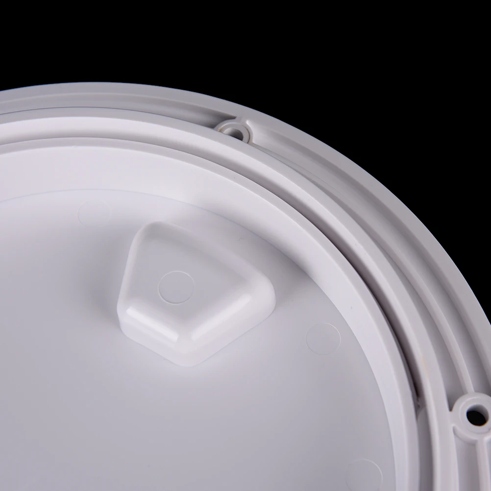 

High Quality 4" 6" 8" Boat Water Sports Inspection Deck Plate Marine bost yacht Detachable Cover RV Plastic white Screw Out