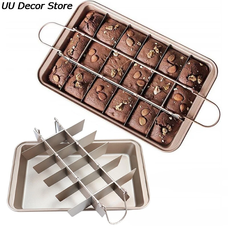 

Brownie Сковорода-гриль Brownie Pan для торта хлеба утолщенная антипригарная форма для выпечки инструмент для выпечки тортов