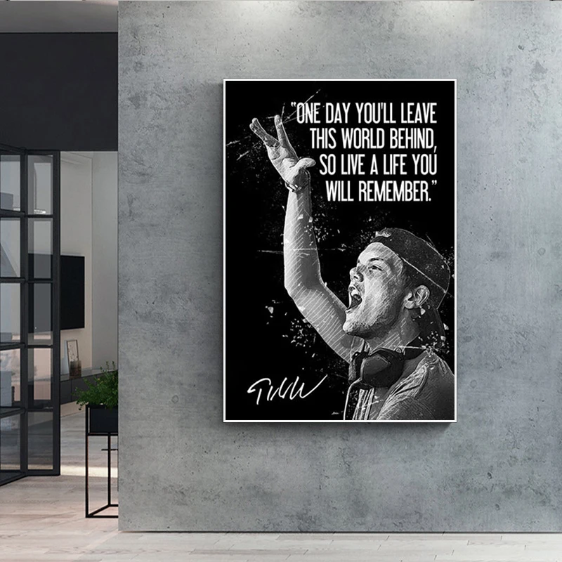 Картины с изображением рок Электронная музыкальная звезда Avicii высокое