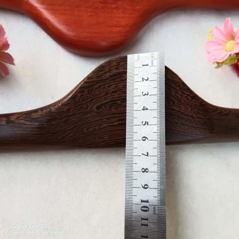 Натуральное дерево Очищающая палочка для плеча шеи ног Массажная доска Guasha SPA