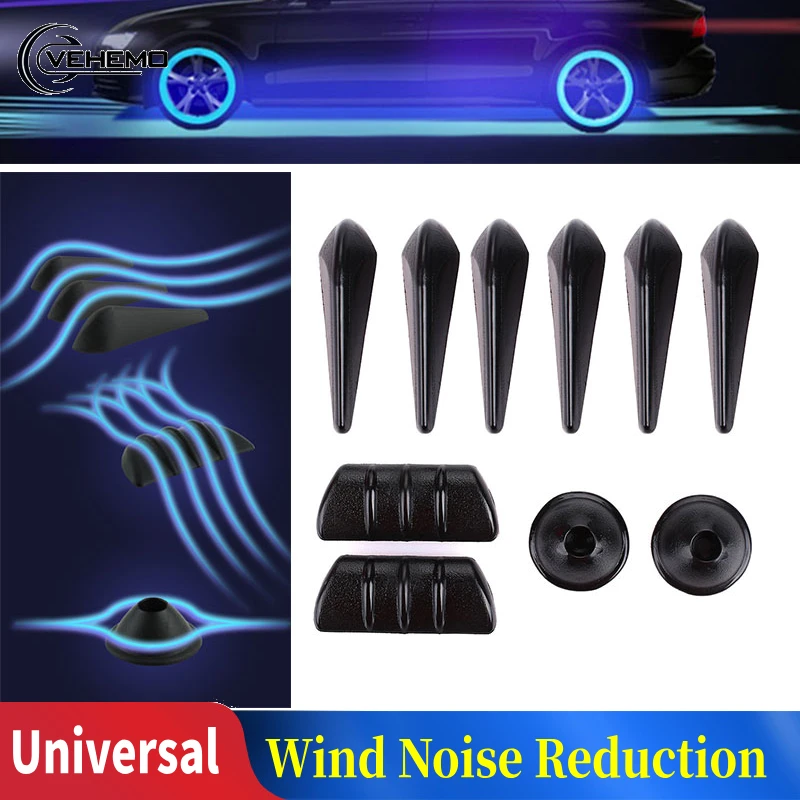 Автомобильное зеркало заднего вида шумоподавление противоударные полоски