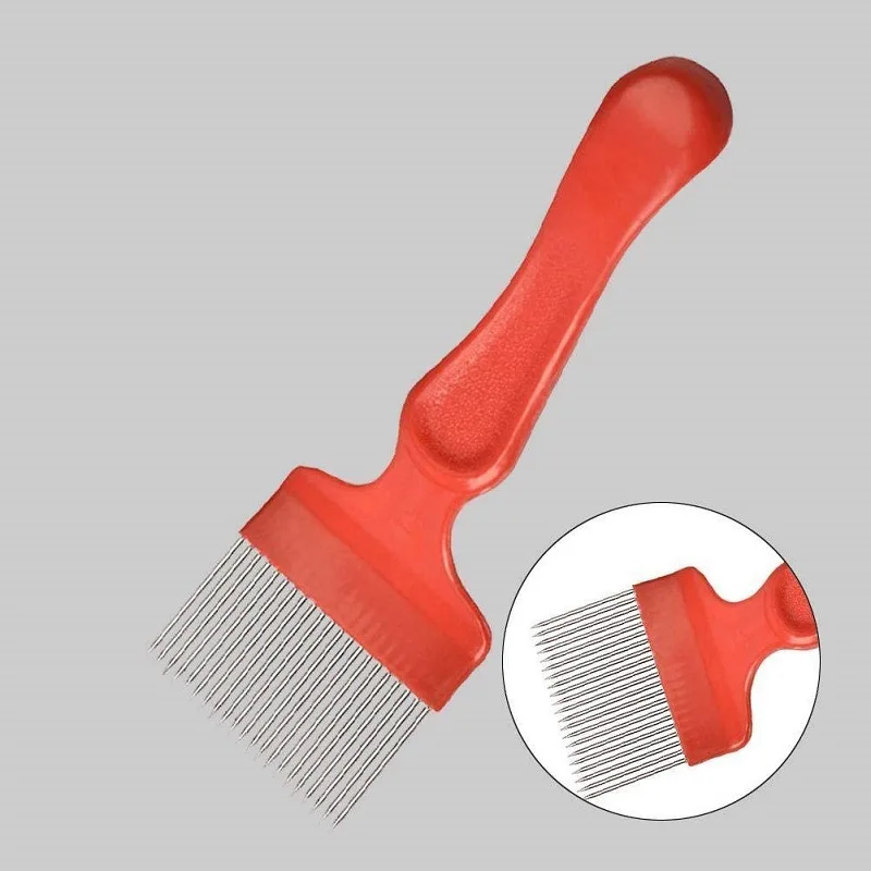 Beekeeping Tools 21 Pin Straight Needles Uncapping Forks Handle Stainless Steel Honey Sparse Rake Shovel Comb Bee Equipment | Дом и сад