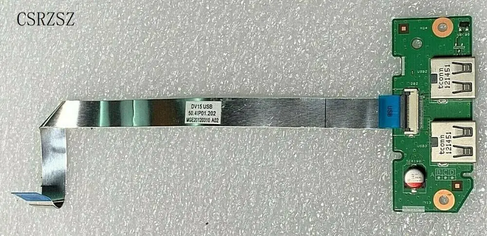 Оригинальная USB плата для ноутбука Dell Inspiron питания с кабелем N5040 N5050 M5040 3520 488.4ip20. 011