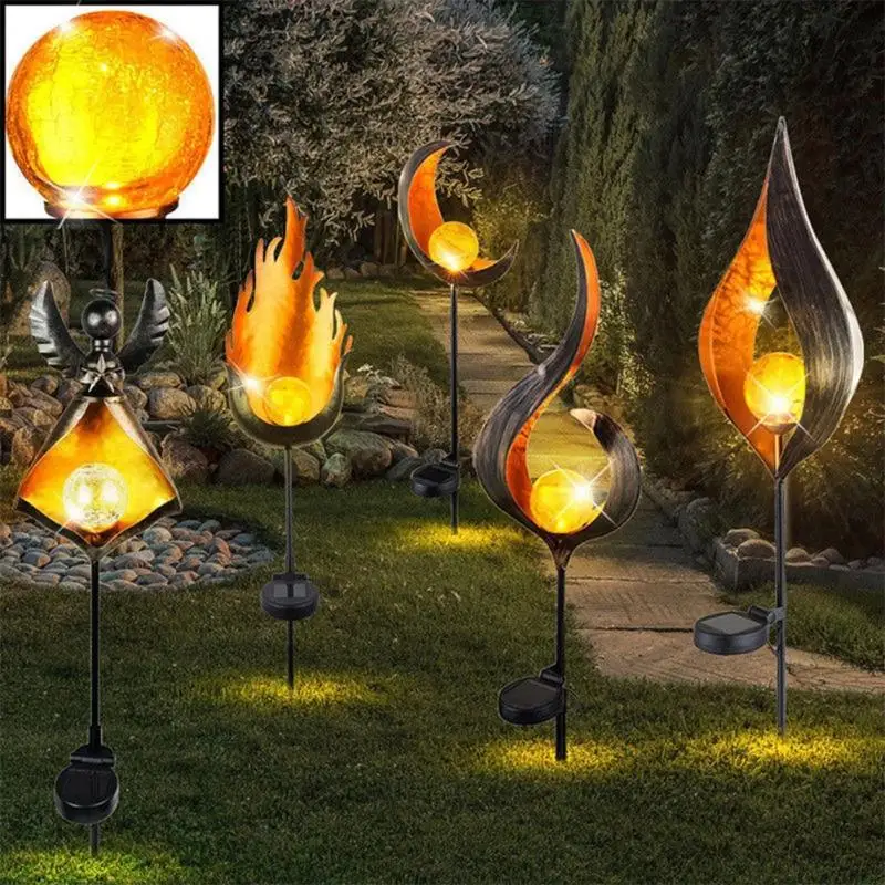 

LED Solar Flame Light Christmas Garden Solar Decoration LED Light Flame Effect Lamp Waterproof Outdoor Lights Landscape Lights