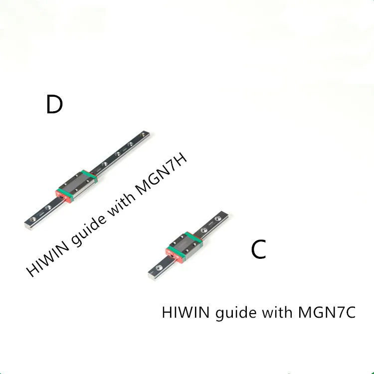 Линейная направляющая MR7 MGN7 длиной 150 мм с опорной рейкой MGN7C или MGN7H 7 |