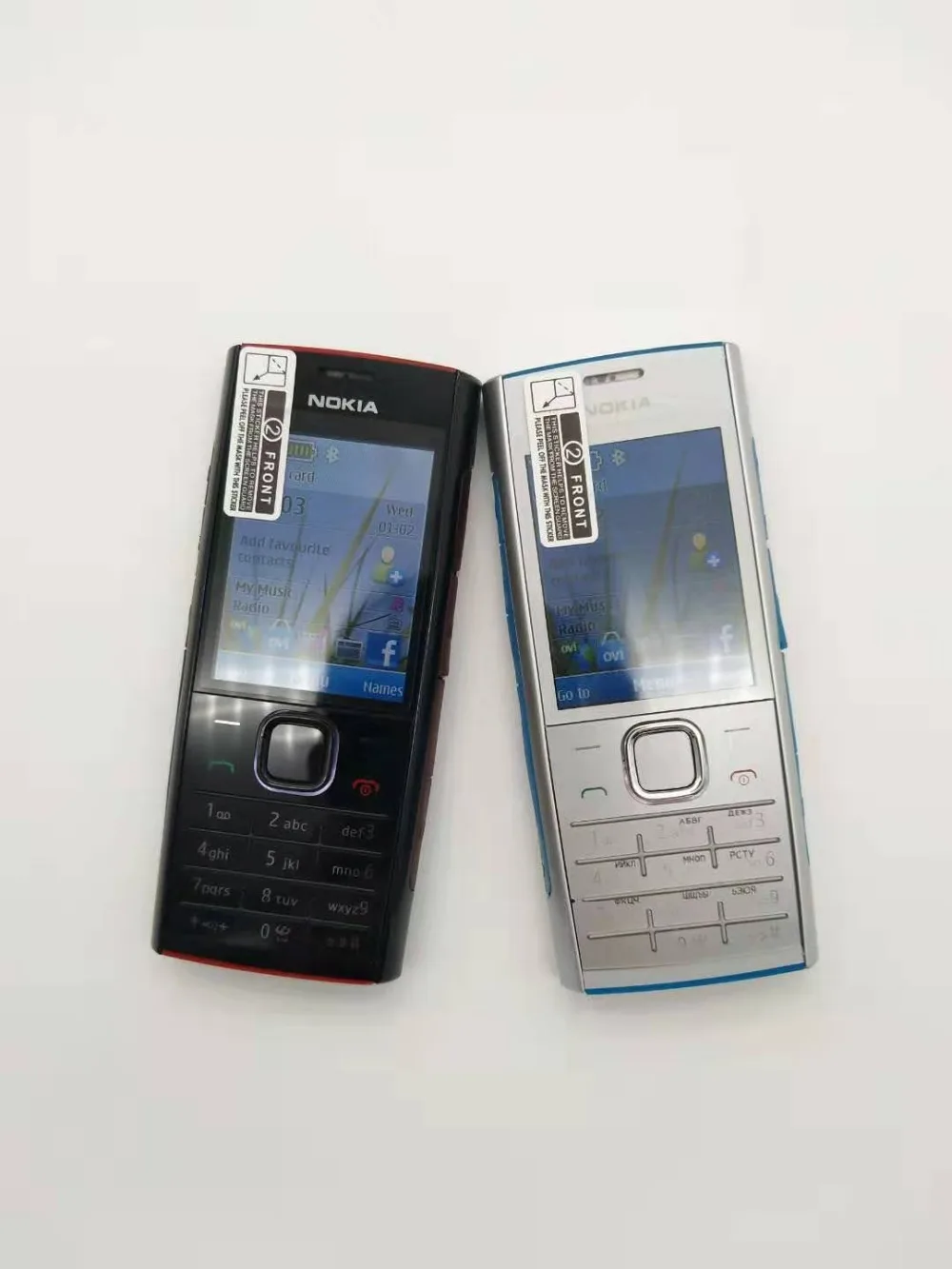 Unlokced Nokia X2 X2-00 Bluetooth FM JAVA 5MP разблокированный мобильный телефон с английской/русской/Иврит/Арабской клавиатурой