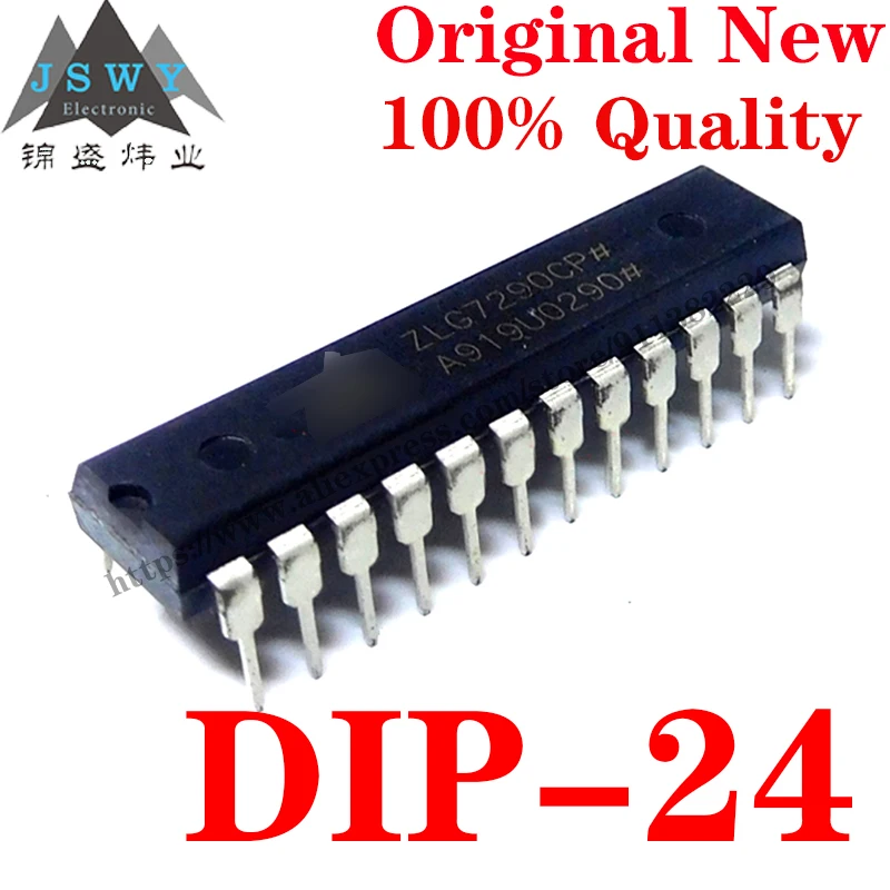 

10~100 PCS ZLG7290CP DIP-24 Semiconductor button Digital Tube Control Chip IC Chip with for module arduino Free Shipping ZLG7290