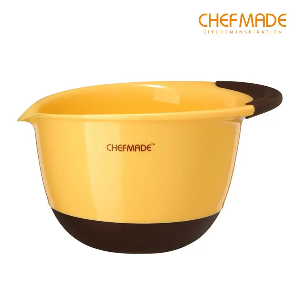 CHEFMADE 1 5 Quart миска для смешивания с носиком нескользящий Силиконовый пластиковый