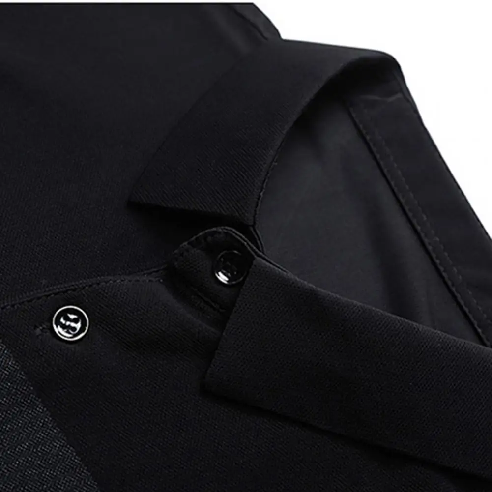 

Men Turn-down Collar Short Sleeve Shirt Cloth Striped Printing Loose Shirts Skin-friendly Tops for Summer
