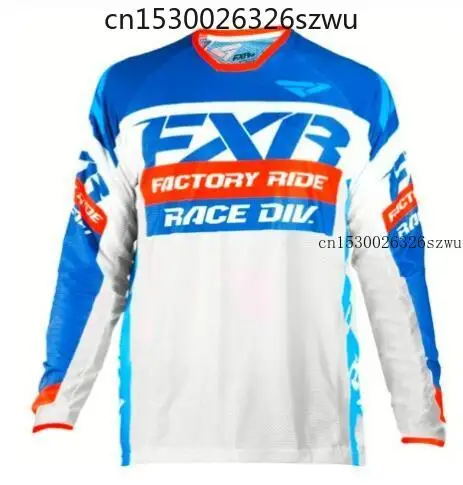 

2020 DH Motocross MX FXR Manica Lunga MTB Jersey Cross-country Moto In Sella A Downhill Jersey mtb jersey motocross