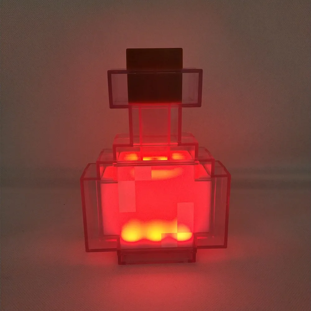 Меняющая цвет флакон Potion подсвечивается и переключается между 8 различными