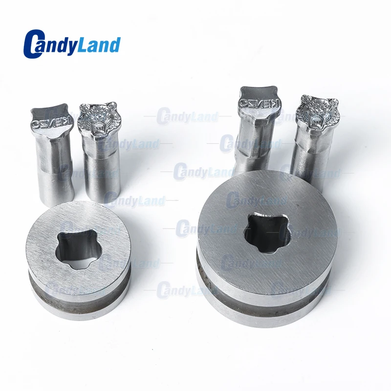 CandyLand Tiger Tablet Die Pill Press Candy Punch Set Custom Logo Cast For TDP Machine | Инструменты