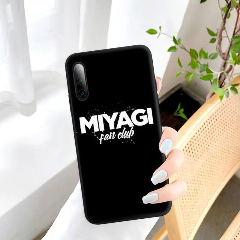 

Endshpiel Miyagi Rapper Black Silicone Phone Cover For Samsung A51 A71 A50 A21 A20 A20E A31 A30 A40 A70 A01 A10 A11 A30S Case