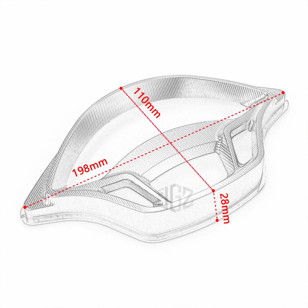 

Motorcycle CNC Aluminum Instrument Protective Frame Cover Sunshade Meter Sunshield Bracket for VESPA GTS 250 300 Accessories