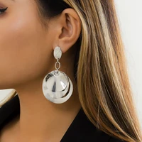 fashion vintage earrings for women big geometric statement gold metal drop earrings trendy earings gold jewelry accessories