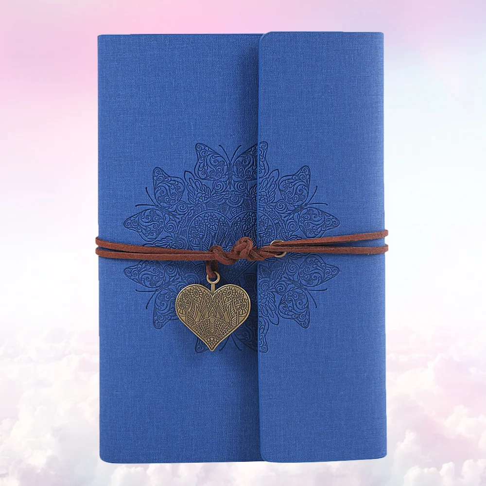 

1 Pc A6 Retro Notebook Rope Winded Notebook Loose-Leaf Diary Travel Notebook for Teachers Students (Brown)