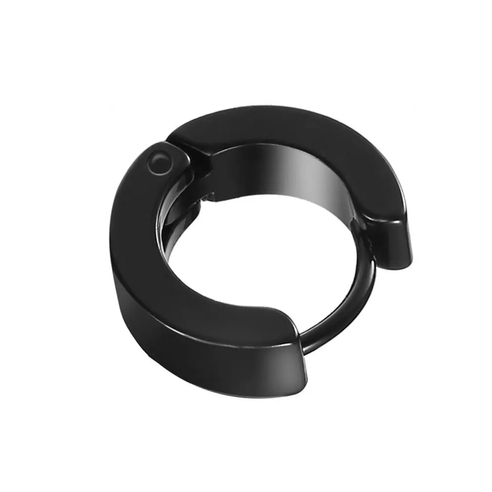 1 пара Крутое панк мужское кольцо для пирсинга из нержавеющей стали круглые