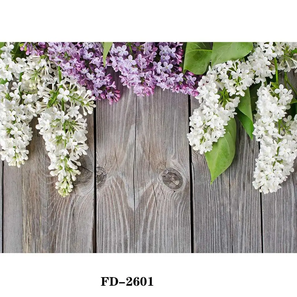 

ZHISUXI Vinyl Custom Photography Backdrops Prop Wooden Planks Photography Background NY2FD-10