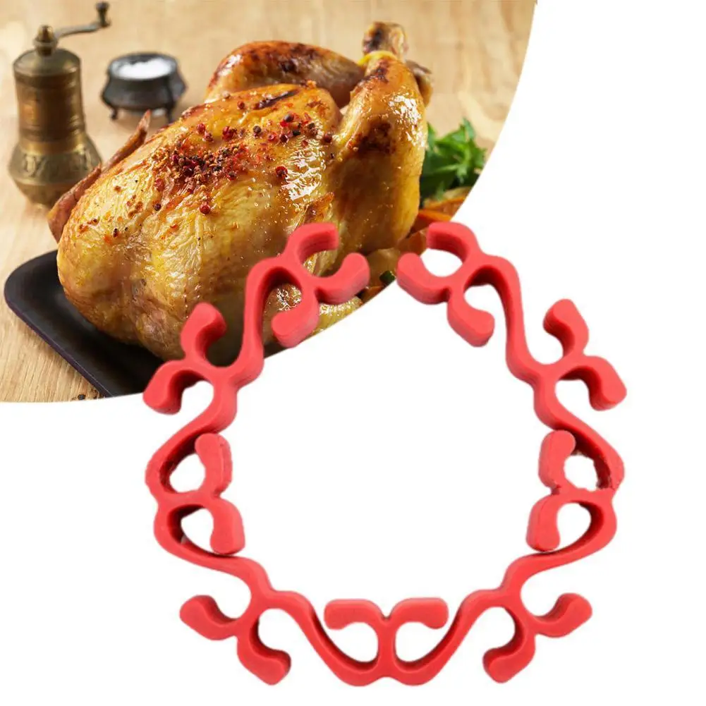 

Silicone Roasting Rack Microwave Turkey Bakeware Meat Cookers Accessories Roasting Pressure Rack For Heating Rack Tools Foo H1W8