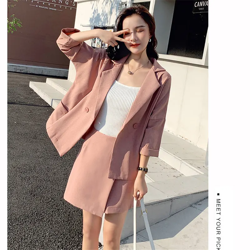 Женский офисный костюм-двойка Alien Kitty Элегантный Привлекательный пиджак и