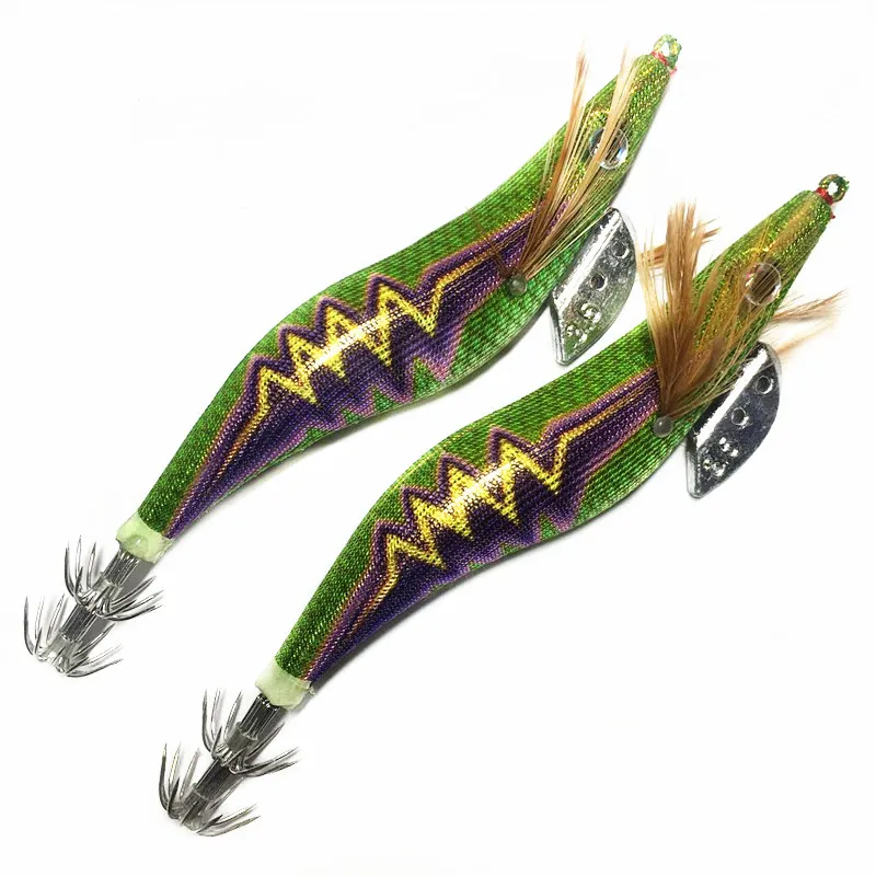 5 шт. светящиеся Джиги для кальмара 3 #13 см 20 г деревянные креветки с приманка на