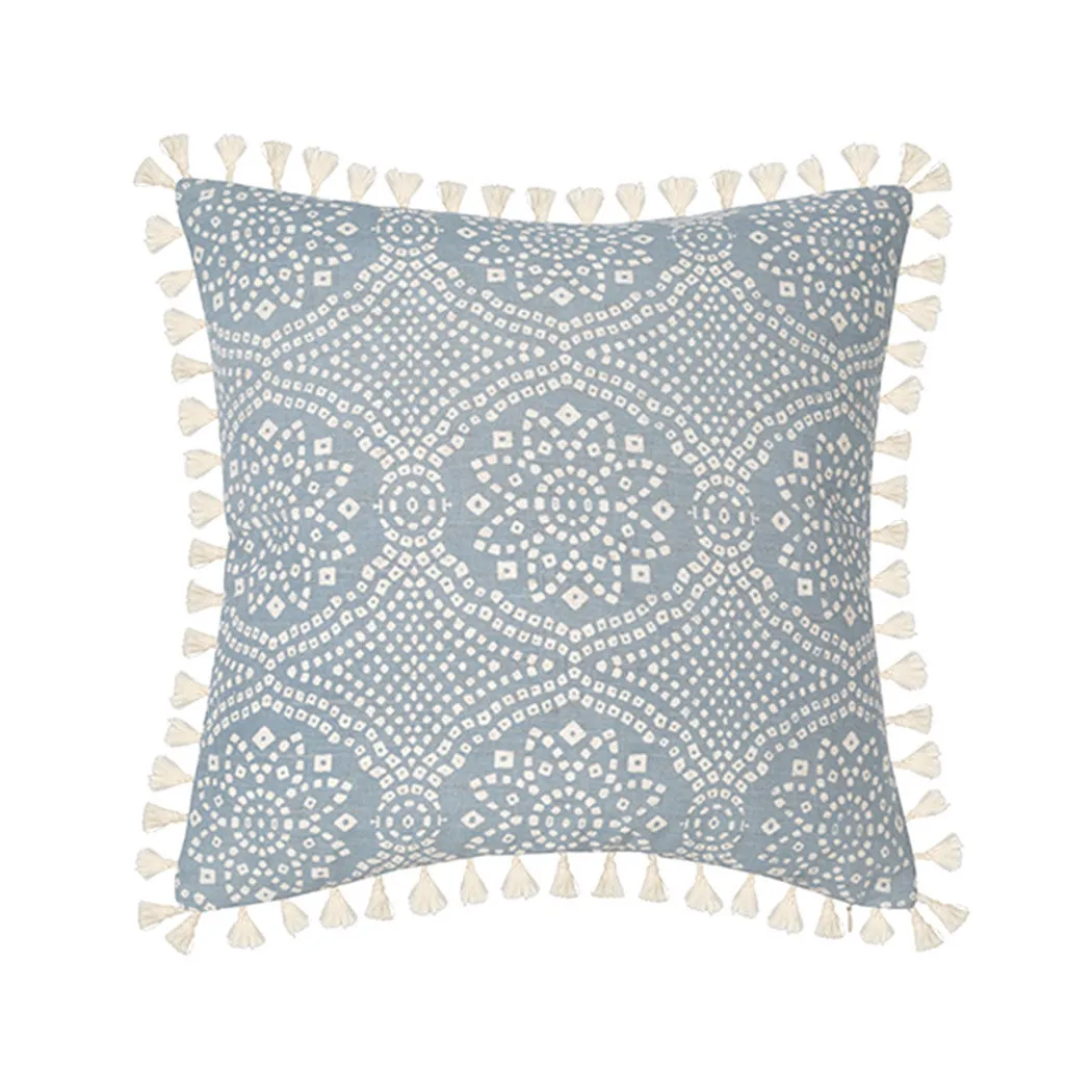 

1 Pcs Pillow Case Cotton Linen Cushion Cover Dry Clean Pls Handmade Tuft