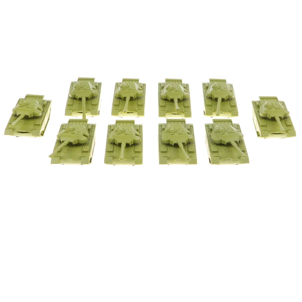 10 шт. базовый набор игрушечных солдат блочный дом средний танк мужчин ACCS